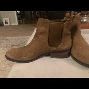 Cole Haan tan booties size 9.5